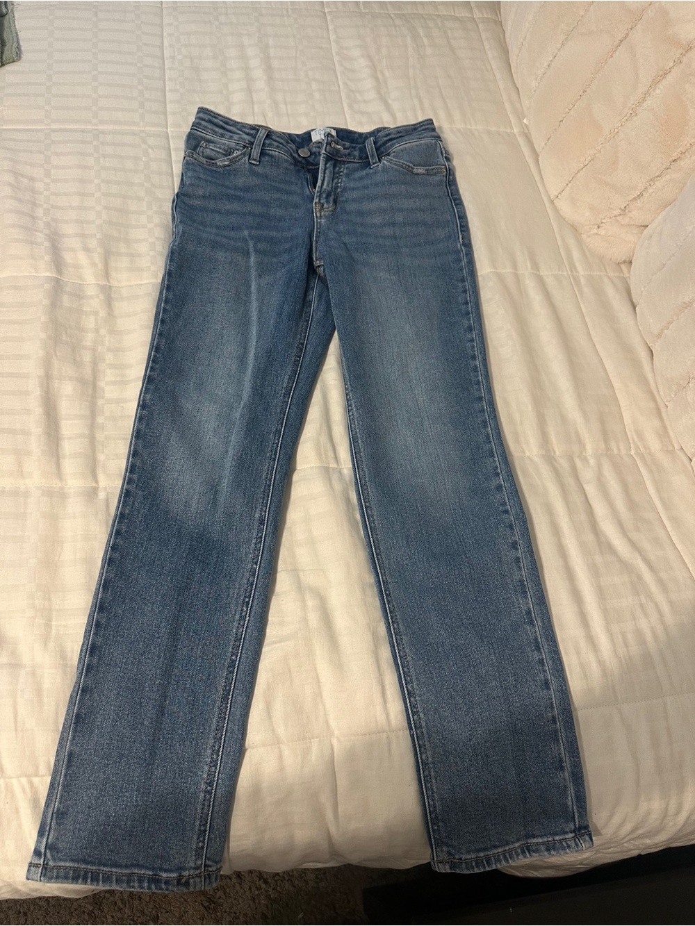 Time and Tru Straight-Leg Women’s Jeans - Medium Blue Wash